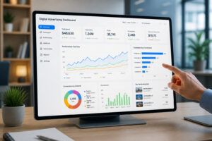 Tableau de bord de publicite numerique