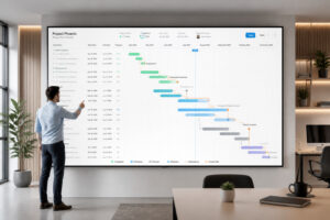Gantt chart pour la gestion de projet