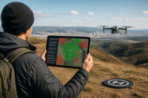 Drone carte despace aerien et securite