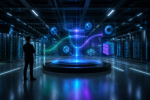 Interface holographique dans un centre de donnees