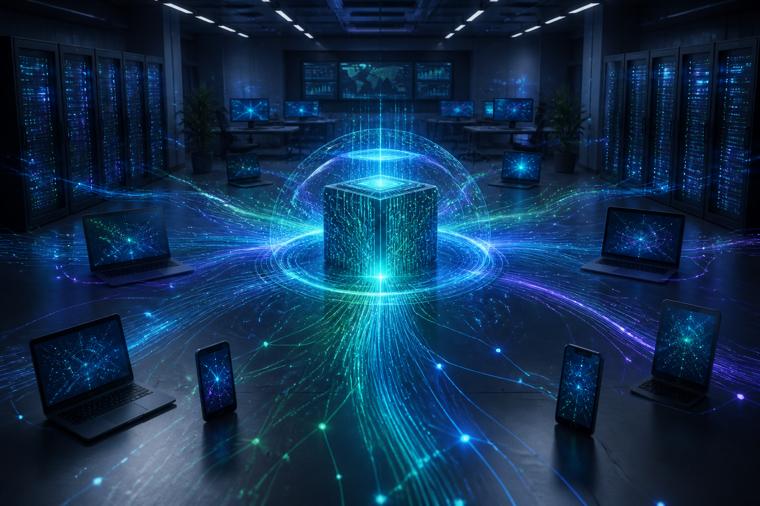 Hub numerique securise et connecte