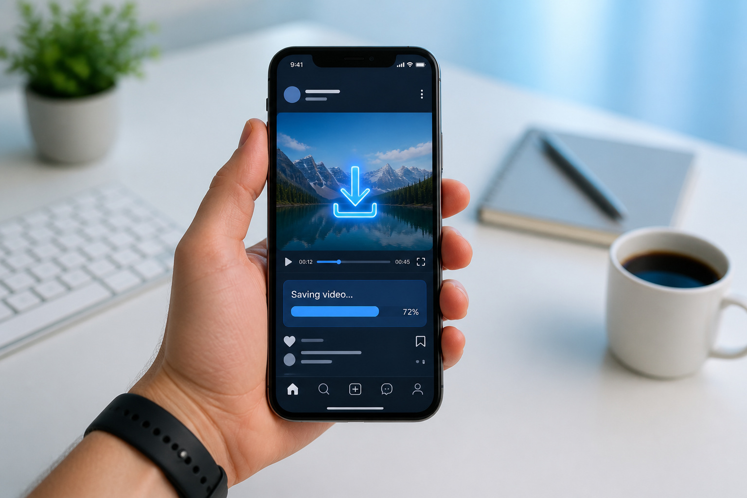 Telechargement video sur smartphone